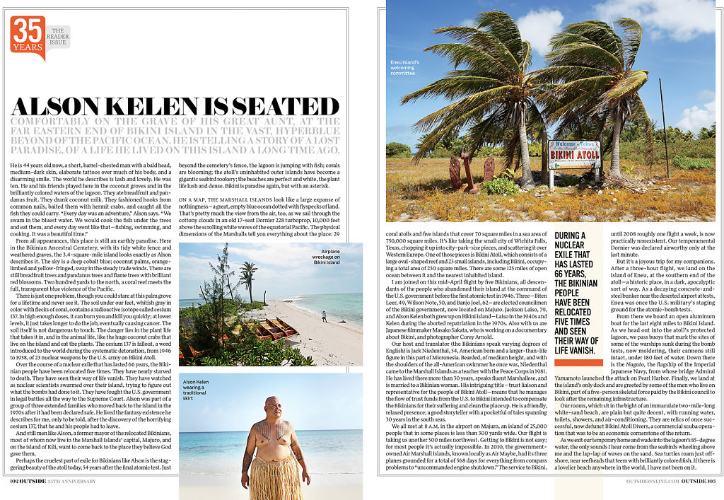 Outside Magazine 2012