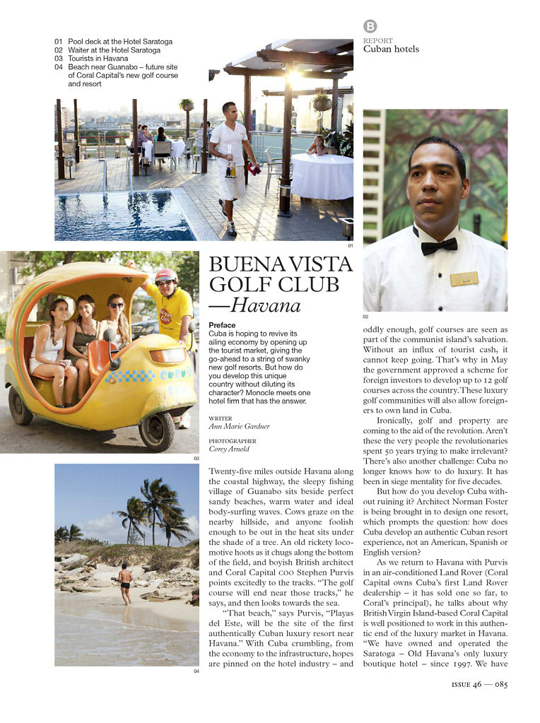 Monocle Magazine (UK) 2012
